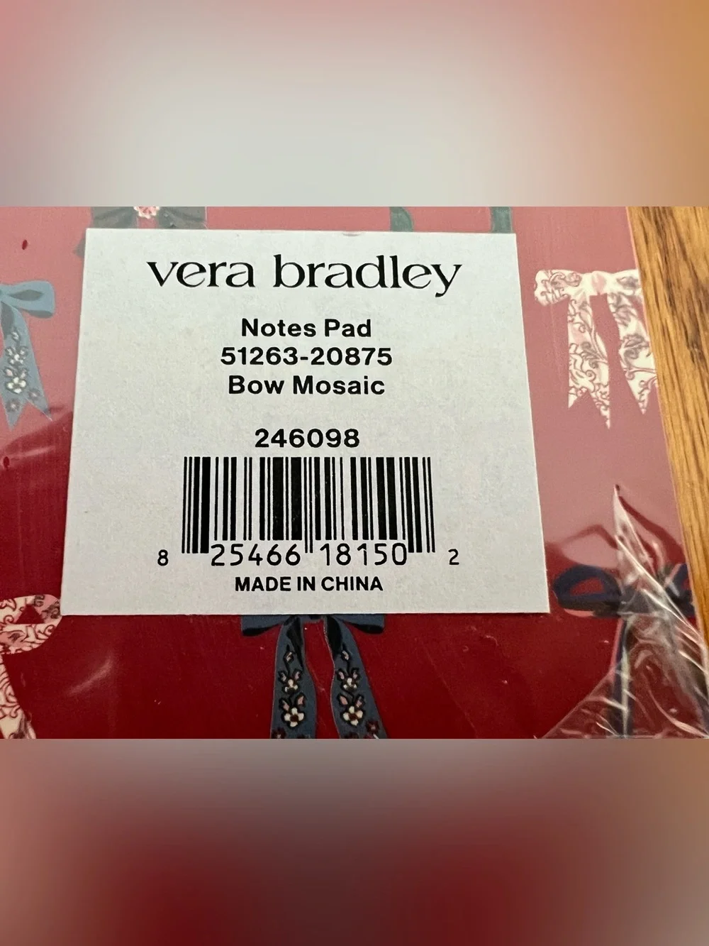 Vera Bradley new plastic